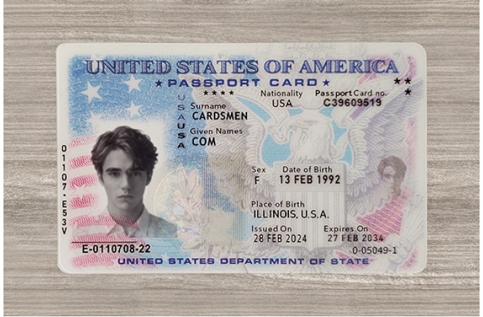 Fake America Passport Card